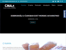 Tablet Screenshot of morskiakvarijum.com